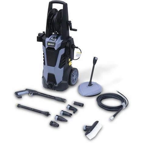 VOLTR - Nettoyeur Haute Pression 165 Bars 2200W - Kit Complet D'accessoires Brosses. Nettoyeur Terrasse. Buse Rotative. Jet Pression. Roulettes. Enrouleur Et Start And Stop 3 VOLTR - Nettoyeur Haute Pression 165 Bars 2200W - Kit Complet D'accessoires Brosses. Nettoyeur Terrasse. Buse Rotative. Jet Pression. Roulettes. Enrouleur Et Start And Stop