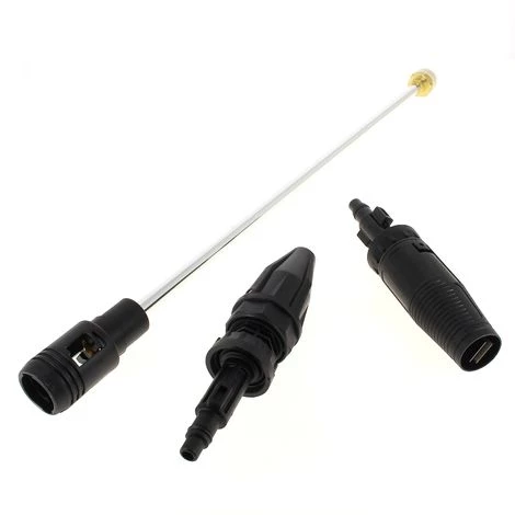 Lance + Buse Jet Plat + Rotabuse Pour Nettoyeur Haute Pression Mac Allister 3 Lance + Buse Jet Plat + Rotabuse Pour Nettoyeur Haute Pression Mac Allister