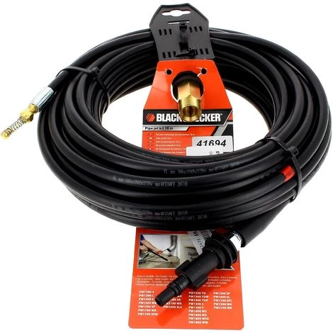 Flexible Deboucheur Canalisation 16m Pour Nettoyeur Haute Pression Black & Decker 3 Flexible Deboucheur Canalisation 16m Pour Nettoyeur Haute Pression Black & Decker