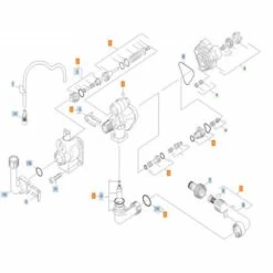 BOITIER DE COMMANDE COMPLET PIECE DE REC POUR NETTOYEUR HAUTE-PRESSION KARCHER - 97550470