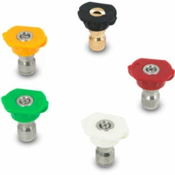 EBERTH 6,5 CV Nettoyeur à Haute Pression à Essence (210 Bar Pression, 4 Buses, 5m Tuyau, Lanceur, 196cc 4-temps Moteur, Démarrage Via Câble, Alarme Manque Dhuile) -Nettoyeur Haute Pression Soldes 15180521 5