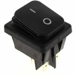 Interrupteur 4 Cosses Noir Marche-arret Pour Aspirateur Stihl