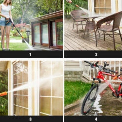 ASUPERMALL Laveuse A Pression Electrique, 90Bar 5L / Min, 1200W -Nettoyeur Haute Pression Soldes 16949764 3