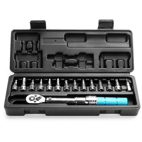 INSMA Kit De Clé Dynamométrique D'Entrainement De Vélo Réparation De Vélo Prise Mécanique 1/4 "Dr 2-14Nm 3 INSMA Kit De Clé Dynamométrique D'Entrainement De Vélo Réparation De Vélo Prise Mécanique 1/4 "Dr 2-14Nm