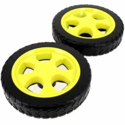 Roues Par 2, 91101392 Pour Nettoyeur Haute Pression Parkside