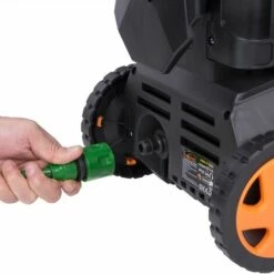 GARDEBRUK Nettoyeur Haute Pression 1400 W, 105 Bars, 5 Litres/min Tuyau De 6m Câble De 5 M Lance Buses Brosse Rotative Flacon -Nettoyeur Haute Pression Soldes 18473436 5