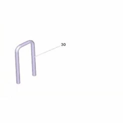 BRIDE DE FIXATION SORTIE HP EXTÉRIEUR POUR NETTOYEUR HAUTE-PRESSION KARCHER - 90395200