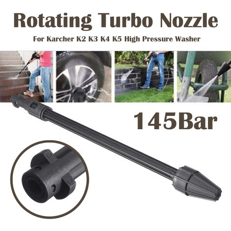 ZEBRAA Buse Turbo Rotative 145 Bar En Plastique Pr Nettoyeur Haute Pression Karcher K2 K3 K4 K5 6 ZEBRAA Buse Turbo Rotative 145 Bar En Plastique Pr Nettoyeur Haute Pression Karcher K2 K3 K4 K5 – Image 4