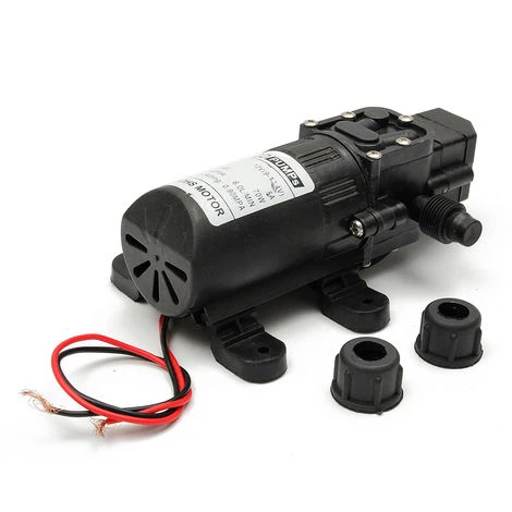 ZEBRAA 12V 70W DC Pompe à Eau Diaphragme Haute Pression Membrane Amorcage 6L/Min Bateau NF 2 4 ZEBRAA 12V 70W DC Pompe à Eau Diaphragme Haute Pression Membrane Amorcage 6L/Min Bateau NF 2 – Image 2