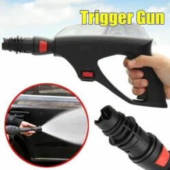 DRILLPRO Pistolet De Pulvérisation Pour Laveuse à Haute Pression + Gachette De Lance En Mousse à Pointe De Buse Pour LAVOR VAX BS