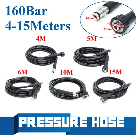 LBTN Remplacement Du Tuyau Du Nettoyeur Haute Pression 2300PSI 160Bar (15 M) 6 LBTN Remplacement Du Tuyau Du Nettoyeur Haute Pression 2300PSI 160Bar (15 M) – Image 4