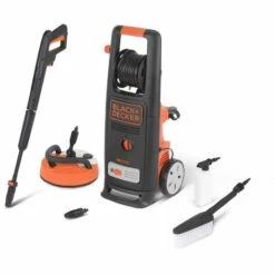 BLACK & DECKER Nettoyeur Haute Pression BLACK+DECKER BXPW2200PE 2200W, Pression 150 Bar, Débit 440l/h Avec Patio Cleaner Deluxe Et Brosse Fixe