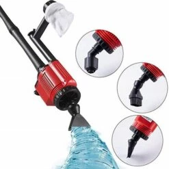 BETTERLIFE Nettoyeur De Gravier D'Aquarium-changeur D'eau De Nettoyage Automatique D'aquarium, Pompe D'aspiration électrique D'aquarium, Outil De Nettoyage D'excréments De Poisson, Toilette De Lavage De Sable