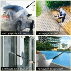 BETTER MAISON Nettoyeur Haute Pression électrique Mini Rondelle De1700W Puissance De Jardin De La Machine 2.0GPM 3000PSI Vert - Vert -Nettoyeur Haute Pression Soldes 27606985 5