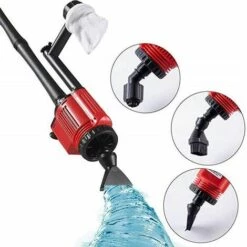 Perle Rare Nettoyeur De Gravier D'Aquarium-changeur D'eau De Nettoyage Automatique D'aquarium, Pompe D'aspiration électrique D'aquarium, Outil De Nettoyage D'excréments De Poisson, Toilette De Lavage De Sable