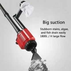 Perle Rare Nettoyeur De Gravier D'Aquarium-changeur D'eau De Nettoyage Automatique D'aquarium, Pompe D'aspiration électrique D'aquarium, Outil De Nettoyage D'excréments De Poisson, Toilette De Lavage De Sable -Nettoyeur Haute Pression Soldes 29865148 3