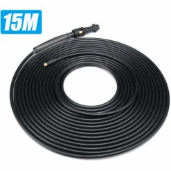 HAPPYSHOPPING Nettoyeur Haute Pression Serie Karcher, Machine De Nettoyage De Tuyau De Tuyau De Vidange D'egout, 15 Metres - 15 Metres