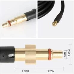 DEVENIRRICHE Tuyau De Nettoyage Haute Pression 15M, 160 BAR 2300 PSI Tuyau De Vidange, Comprend Un Adaptateur Pour Karcher K1-K7, Idéal Pour Les Bouchons De Vidange Et Le Nettoyage 11 DEVENIRRICHE Tuyau De Nettoyage Haute Pression 15M, 160 BAR 2300 PSI Tuyau De Vidange, Comprend Un Adaptateur Pour Karcher K1-K7, Idéal Pour Les Bouchons De Vidange Et Le Nettoyage -Nettoyeur Haute Pression Soldes 33369345 5