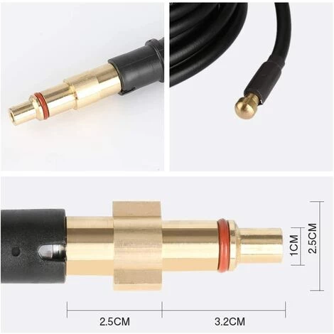 DEVENIRRICHE Tuyau De Nettoyage Haute Pression 15M, 160 BAR 2300 PSI Tuyau De Vidange, Comprend Un Adaptateur Pour Karcher K1-K7, Idéal Pour Les Bouchons De Vidange Et Le Nettoyage 7 DEVENIRRICHE Tuyau De Nettoyage Haute Pression 15M, 160 BAR 2300 PSI Tuyau De Vidange, Comprend Un Adaptateur Pour Karcher K1-K7, Idéal Pour Les Bouchons De Vidange Et Le Nettoyage – Image 5
