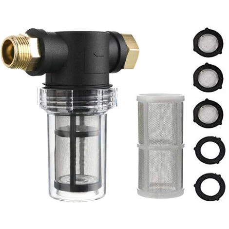 ASUPERMALL Kkmoon Jardin Filtre Tuyau Pour Filtre Nettoyeur Haute Pression D'Entree D'Eau Sediments Fixation 100 Mesh Et 40 Mesh Ecran 2 Pieces O-Ring Et 3 Pieces Filtre Tuyau Washer 3 ASUPERMALL Kkmoon Jardin Filtre Tuyau Pour Filtre Nettoyeur Haute Pression D'Entree D'Eau Sediments Fixation 100 Mesh Et 40 Mesh Ecran 2 Pieces O-Ring Et 3 Pieces Filtre Tuyau Washer