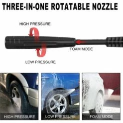 BIGZZIA Nettoyeur Haute Pression - 165 Bar Électrique/Très Puissant - 2000W Control- Livré Avec Kit D'accessoires Complet Orange 510 L / H -Nettoyeur Haute Pression Soldes 33873896 3