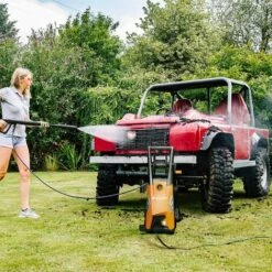 BIGZZIA Nettoyeur Haute Pression - 150 Bar /Très Puissant - 2000W Control- Livré Avec Kit D'accessoires Complet Orange 6.7 L / Min -Nettoyeur Haute Pression Soldes 33873938 4