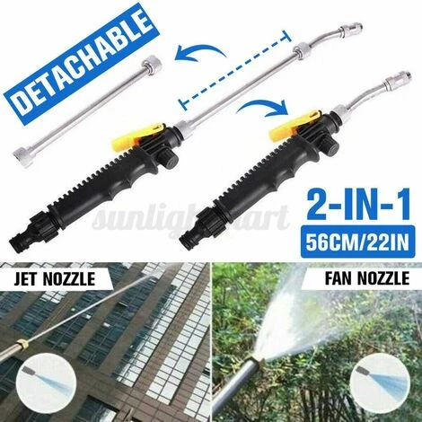 LangRay 2 En 1 56cm Haute Pression Haute Pression Lance Buse Pistolet Pistolet Pistolet Pistolet Pistolet 4 LangRay 2 En 1 56cm Haute Pression Haute Pression Lance Buse Pistolet Pistolet Pistolet Pistolet Pistolet – Image 2