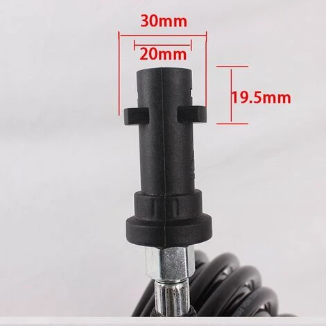 THSINDE 6M Haute Pression Remplacement Tuyau Rondelle Tuyau De Nettoyage À L'eau Système De Connexion Rapide Système Nettoyeur Haute Pression Accessoire Pour 5 THSINDE 6M Haute Pression Remplacement Tuyau Rondelle Tuyau De Nettoyage À L'eau Système De Connexion Rapide Système Nettoyeur Haute Pression Accessoire Pour – Image 3