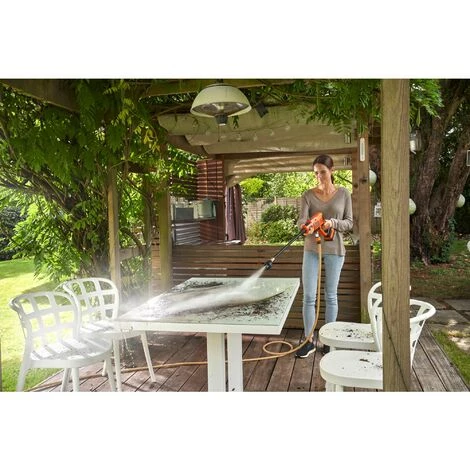 BLACK & DECKER Nettoyeur à Pression 24 Bars Sans Fil LITHIUM 18 V - 2 Ah BLACK+DECKER BCPC18D1-QW 5 BLACK & DECKER Nettoyeur à Pression 24 Bars Sans Fil LITHIUM 18 V - 2 Ah BLACK+DECKER BCPC18D1-QW – Image 3