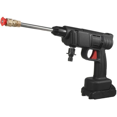 DRILLPRO Nettoyeur Haute Pression Sans Fil 12000rpm/min 30Bar Avec 5m Tuyau 2 Buses 2 Batterie 5000mAh 3 DRILLPRO Nettoyeur Haute Pression Sans Fil 12000rpm/min 30Bar Avec 5m Tuyau 2 Buses 2 Batterie 5000mAh