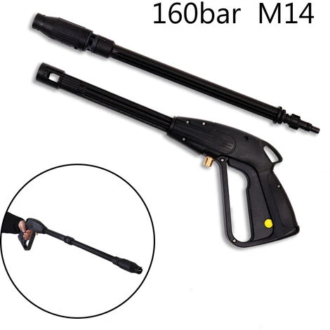 HAPPYSHOP Accessoires De Lavage A La Maison De Machine A Eau Reglable De Buse De Pulverisation De Laveuse A Haute Pression Pour Le Nettoyage De Jardin De Voiture, Modele: 46 4 HAPPYSHOP Accessoires De Lavage A La Maison De Machine A Eau Reglable De Buse De Pulverisation De Laveuse A Haute Pression Pour Le Nettoyage De Jardin De Voiture, Modele: 46 – Image 2