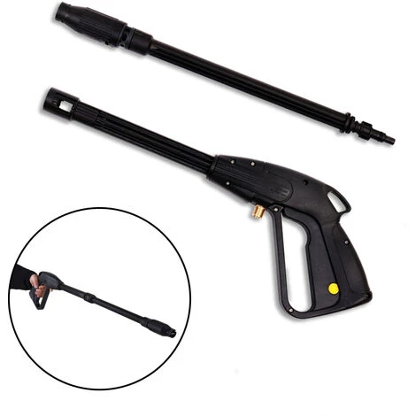 HAPPYSHOP Accessoires De Lavage A La Maison De Machine A Eau Reglable De Buse De Pulverisation De Laveuse A Haute Pression Pour Le Nettoyage De Jardin De Voiture, Modele: 46 5 HAPPYSHOP Accessoires De Lavage A La Maison De Machine A Eau Reglable De Buse De Pulverisation De Laveuse A Haute Pression Pour Le Nettoyage De Jardin De Voiture, Modele: 46 – Image 3