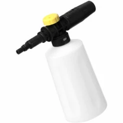 HAPPYSHOPPING Lance De Mousse De Neige 750ML Pour Generateur De Mousse De Savon Pour Laveuses A Pression De Voiture BOSCH AQT EA110 UA125 Avec Buse De Pulverisateur Reglable, Modele: Blanc 3 -Nettoyeur Haute Pression Soldes 36054872 3