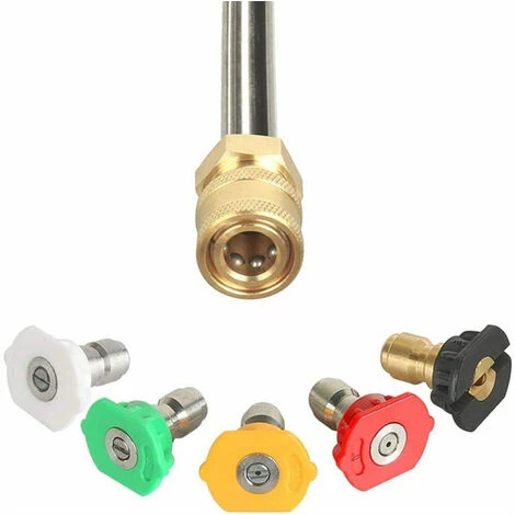 HAPPYSHOPPING Kit De Joints Toriques D'embouts De Buse De Lance De Baguette De Pulverisateur De Lavage De Puissance De Voiture A Haute Pression De 5200PSI 4 HAPPYSHOPPING Kit De Joints Toriques D'embouts De Buse De Lance De Baguette De Pulverisateur De Lavage De Puissance De Voiture A Haute Pression De 5200PSI – Image 2