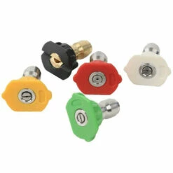 HAPPYSHOPPING Embouts De Buse 5 Pieces Kit De Buse De Pulverisation Pour Laveuse A Haute Pression A Connexion Rapide 1/4 '' -Nettoyeur Haute Pression Soldes 36137184 5
