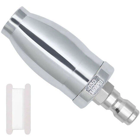HAPPYSHOPPING Buse De Moteur Rotative 3600PSI 1/4 '' Connecteur Rapide Pour Nettoyage De Pulverisateur De Nettoyeur Haute Pression, Modele: Argent 3 HAPPYSHOPPING Buse De Moteur Rotative 3600PSI 1/4 '' Connecteur Rapide Pour Nettoyage De Pulverisateur De Nettoyeur Haute Pression, Modele: Argent