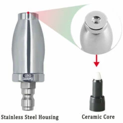 HAPPYSHOPPING Buse De Moteur Rotative 3600PSI 1/4 '' Connecteur Rapide Pour Nettoyage De Pulverisateur De Nettoyeur Haute Pression, Modele: Argent 10 HAPPYSHOPPING Buse De Moteur Rotative 3600PSI 1/4 '' Connecteur Rapide Pour Nettoyage De Pulverisateur De Nettoyeur Haute Pression, Modele: Argent -Nettoyeur Haute Pression Soldes 36137186 4