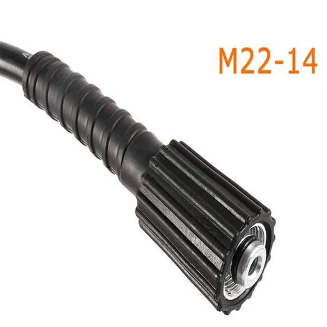 HAPPYSHOP Tuyau De Nettoyage De Nettoyeur Haute Pression 50FT Tuyau De Remplacement De Connecteur M22 5800PSI, Modele: Noir 4 HAPPYSHOP Tuyau De Nettoyage De Nettoyeur Haute Pression 50FT Tuyau De Remplacement De Connecteur M22 5800PSI, Modele: Noir – Image 2
