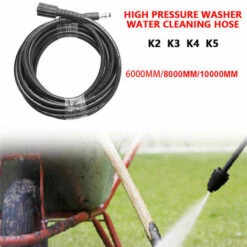 ASUPERMALL 6M/8M/10M 160Bar/2320Psi Haute Pression Durable Tuyau De Lavage Resistant A L'Usure Aooly A Karcher K2 K3 K4 K5,8M -Nettoyeur Haute Pression Soldes 36431636 3