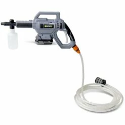 VOLTR – Nettoyeur Haute Pression 25 Bars à Batterie 20V – Kit Complet D’accessoires Brosse. Buse à Jet Variable. Réservoir Détergent. Batterie Et Chargeur Fournis -Nettoyeur Haute Pression Soldes 36686881 3