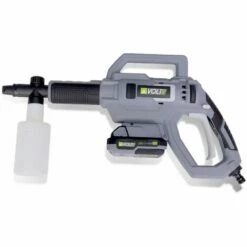 VOLTR – Nettoyeur Haute Pression 25 Bars à Batterie 20V – Kit Complet D’accessoires Brosse. Buse à Jet Variable. Réservoir Détergent. Batterie Et Chargeur Fournis -Nettoyeur Haute Pression Soldes 36686881 5