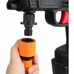 LBTN Avec 2 Batterie Laveuse à Haute Pression électrique Sans Fil Lavage De Voiture Pistolet à Eau Machine 600W -Nettoyeur Haute Pression Soldes 37478114 4