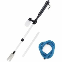 TRIOMPHE Changeur D'eau Pour Aquarium Nettoyeur De Gravier Avec Filtre Et Collier De Serrage