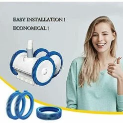 TRIOMPHE 896584000-143 Kit De Pneus Avant ArrièRe Avec Super Bosse Et Pièce De Rechange Standard 896584000-082 Pour Pneus ArrièRe Pour Nettoyeurs De Piscine -Nettoyeur Haute Pression Soldes 39355115 5