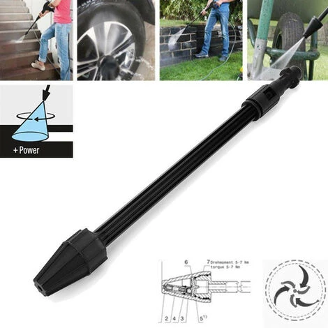 TRIOMPHE Lance Turbo 145 Bars Pour Buse De Nettoyeur Haute Pression Karcher K2 K3 K4 K5 7 TRIOMPHE Lance Turbo 145 Bars Pour Buse De Nettoyeur Haute Pression Karcher K2 K3 K4 K5 – Image 5