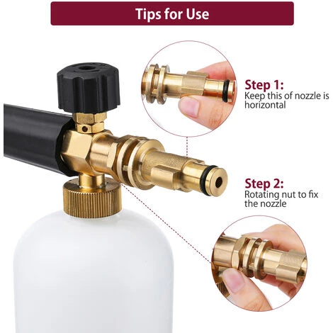 AUGIENB Canon à Mousse Réglable ELUTO Pour Nettoyeurs Haute Pression Série SPX 6 AUGIENB Canon à Mousse Réglable ELUTO Pour Nettoyeurs Haute Pression Série SPX – Image 4