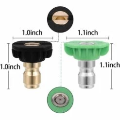 Embouts De Buse De Rondelle De Pression De 5Pcs Macaron, Connexion Rapide 1/4 Pouce,Nettoyeur à Haute Pression Automobiles Accessoire Pour Série -Nettoyeur Haute Pression Soldes 42741194 2