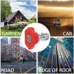 Embouts De Buse De Rondelle De Pression De 5Pcs Macaron, Connexion Rapide 1/4 Pouce,Nettoyeur à Haute Pression Automobiles Accessoire Pour Série -Nettoyeur Haute Pression Soldes 42741194 3