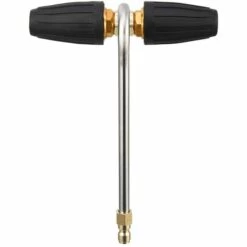 BRIDAY Accessoire De Nettoyeur De Gouttière Pour Nettoyeur Haute Pression, 2 Buses Turbo Rotatives, Connexion Rapide 1/4", 3300 PSI -Nettoyeur Haute Pression Soldes 43147510 4