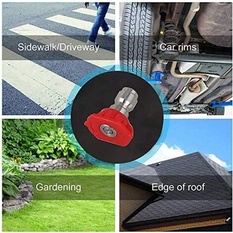 ELLE Outil De Nettoyage De GouttièRe Laveuse à Pression - Rallonges, Buse De Lance De Nettoyeur De Toit 6 ELLE Outil De Nettoyage De GouttièRe Laveuse à Pression - Rallonges, Buse De Lance De Nettoyeur De Toit – Image 4